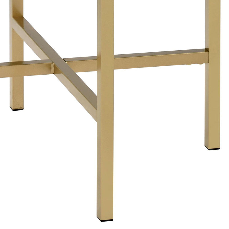 Mithea - End Table - Oak / Gold