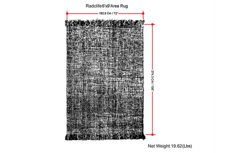 Radclife - 6' X 9' Area Rug - Beige / Cream