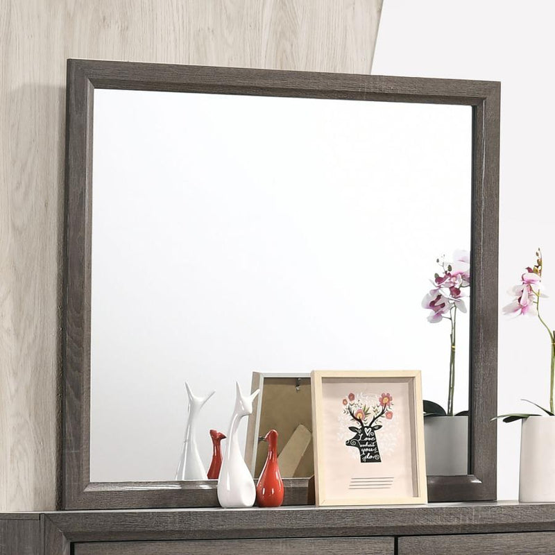 Watson - Dresser Mirror - Gray Oak - Atlantic Fine Furniture Inc