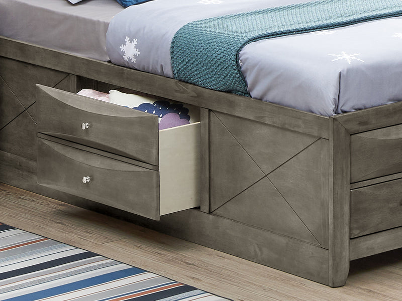 Marilla - Storage Bed With Bookcase Headboard