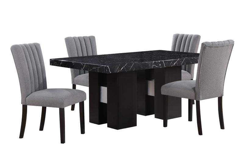 Jhoanna - 5 Pieces Dining Table Set With Chairs