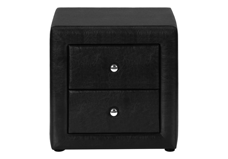 Nightstand, Storage Drawer Versatile Use, Upholstered, Transitional