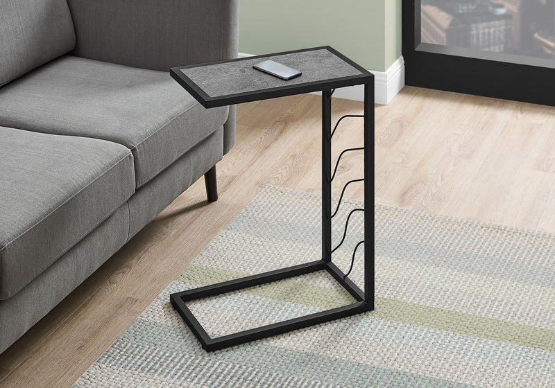 Accent Table, C - Shaped, Contemporary & Modern Convenient Design