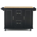 Blanche - Kitchen Cart - Solid Wood Top