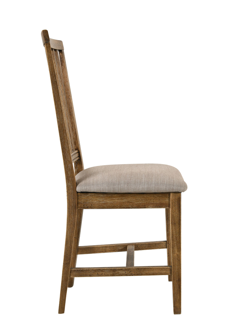 Wallace II - Side Chair (Set of 2) - Oak / Tan