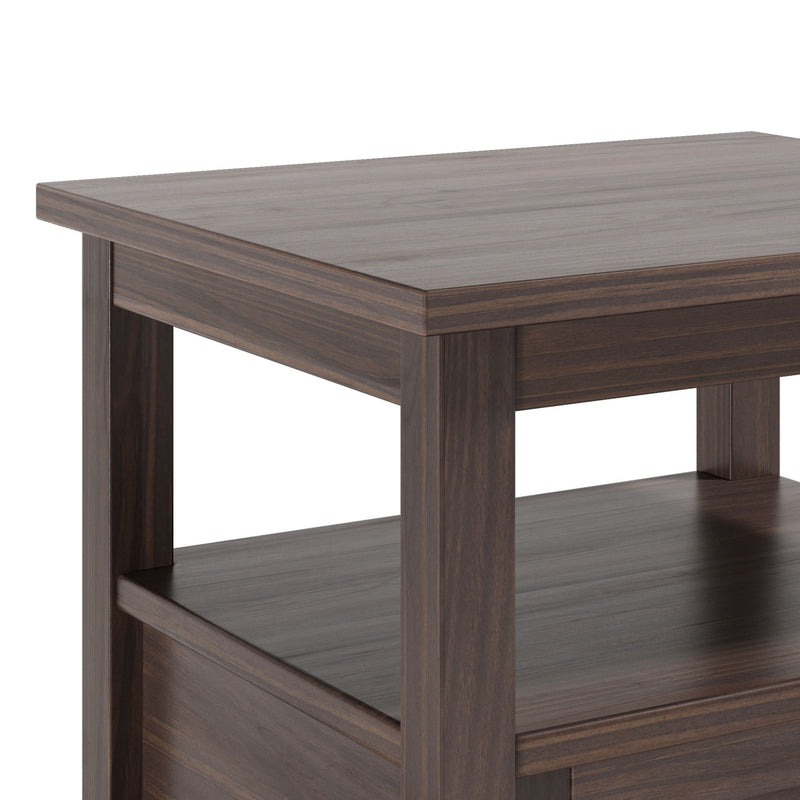 Warm Shaker - End Table - Warm Walnut Brown