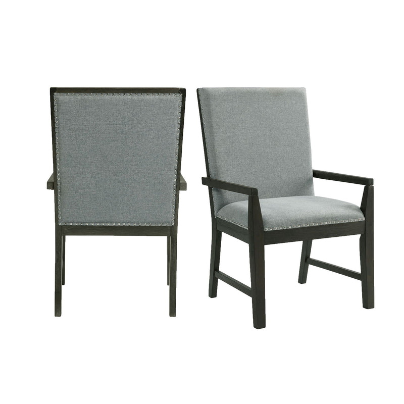 Donovan - Standard Height Arm Chair (Set of 2) - Gray