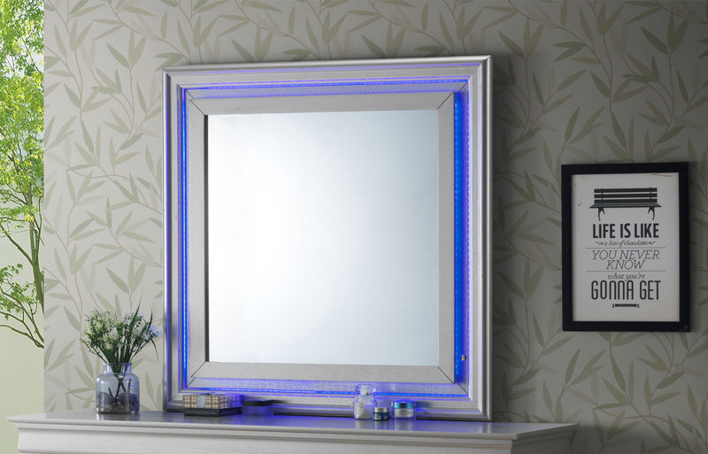 Elegant Transitional LED Mirror