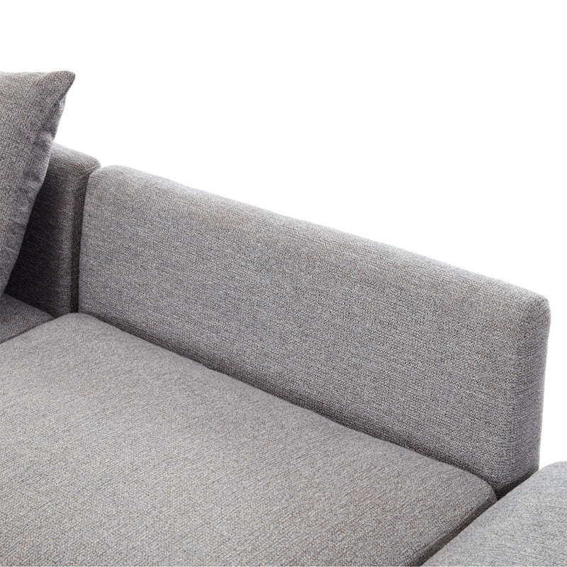 Sectional Sofa Modular Sofa U - Shaped Sofa Couch Sofa Bed L - Shaped Sofa With A Movable Ottoman And Two USB Ports For Living Room