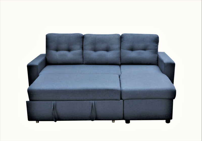 Convertible L Shaped Sectional Sleeper Sofa Bed, Saving Pull Out Couch