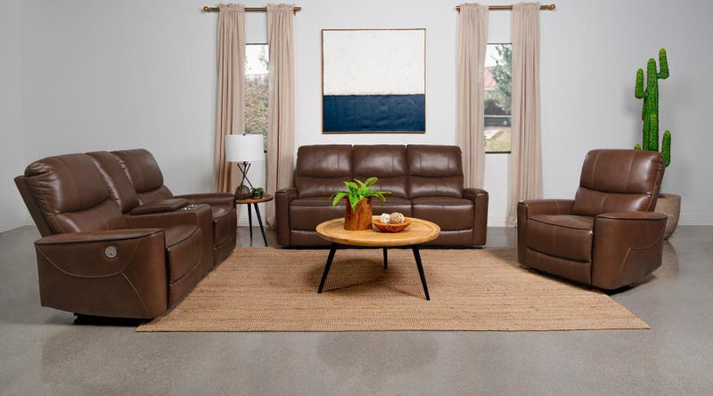 Greenfield - Upholstered Power Reclining Loveseat