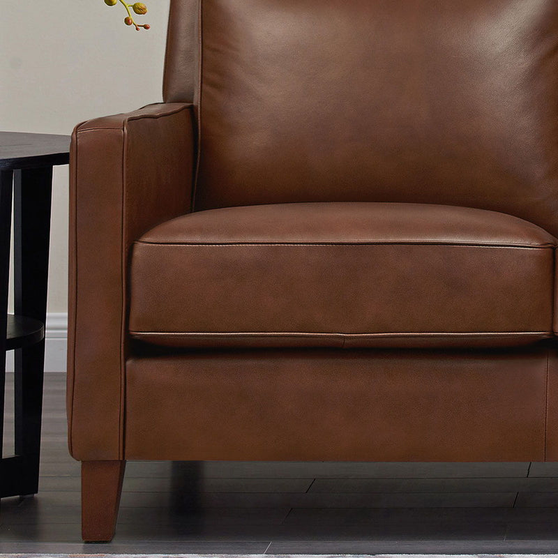 Ashby - Leather Sofa - Pecan