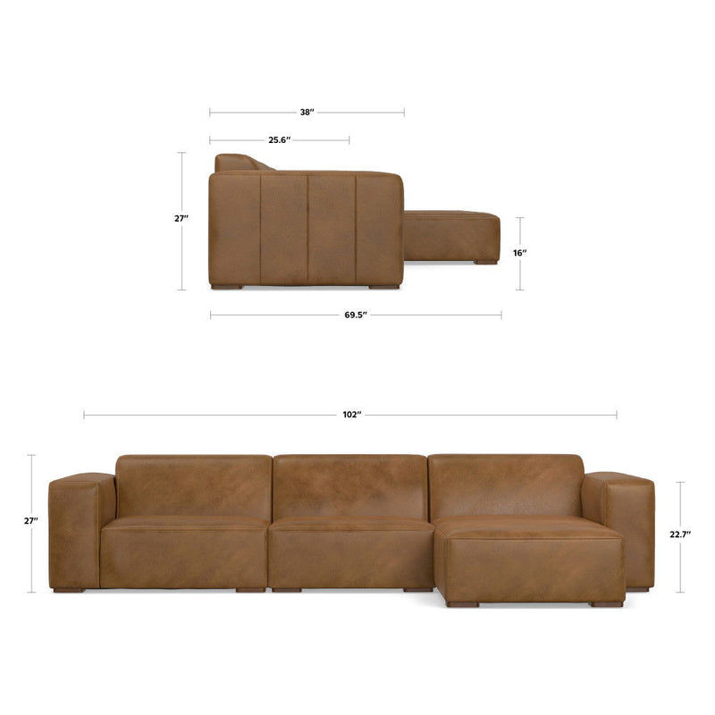 Rex - Handcrafted Sectional Sofa