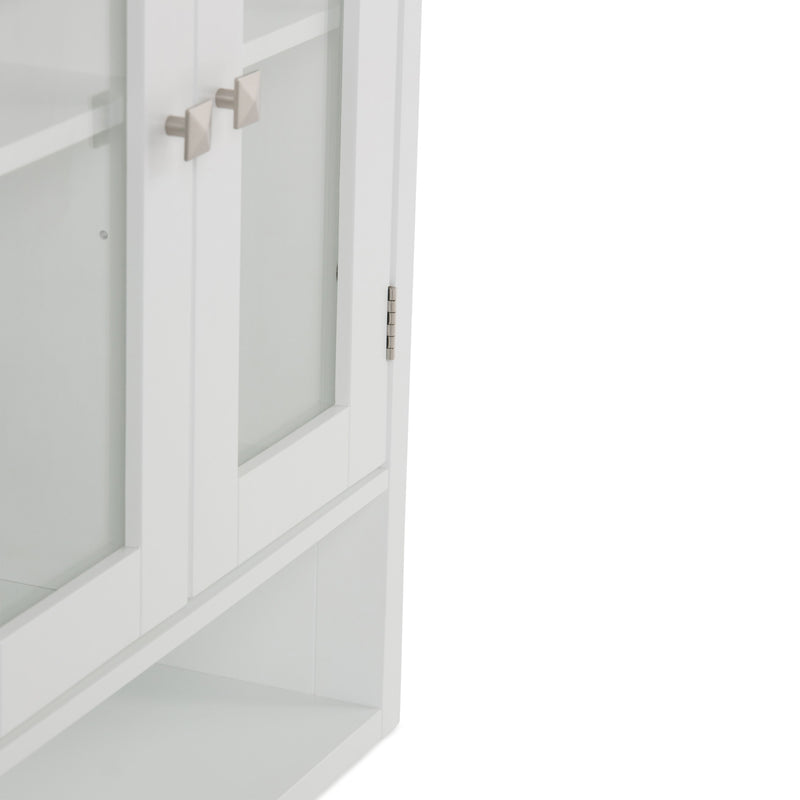 Acadian - Double Door Wall Cabinet - Pure White