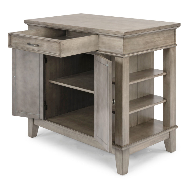 Walker - Kitchen Island - Wood - Dark Gray