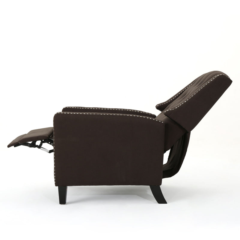 Classic Fabric Push Back Chair