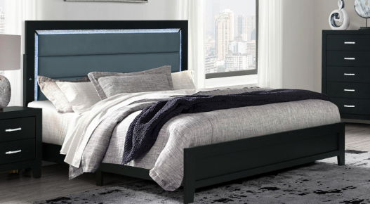 Carlos - Modern Design Bed With LED