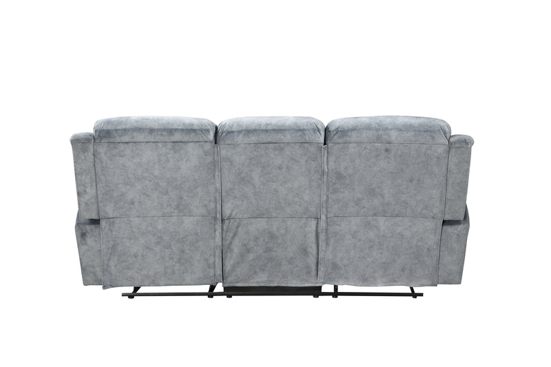 Mariana - Manual Recliner Sofa - Silver Gray