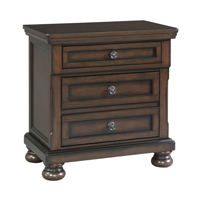 Kingston - Nightstand With Power - Walnut