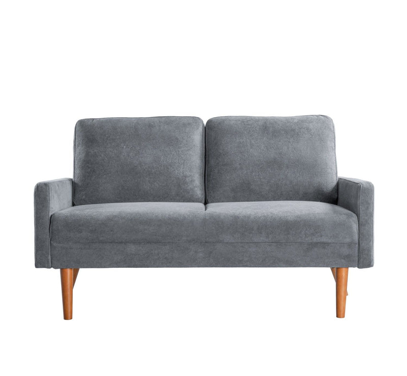 Loveseat Sofa, European Style With Sleek Design, Modern & Vintage Flair, Upholstered 2 Seater Couch