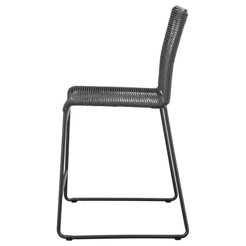 Jerome - Woven Rope Metal Chair (Set of 2)