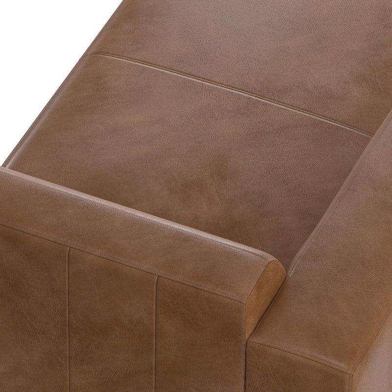 Rex - Left Chaise Sofa Module - Brown