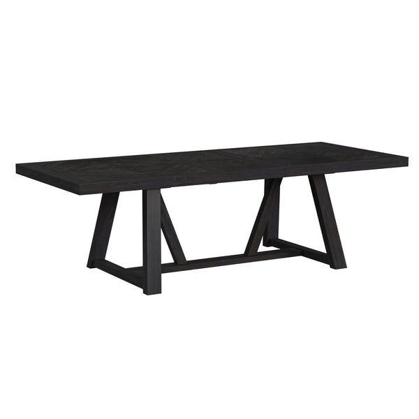 Transcend - Dining Table With 22" Leaf - Charcoal