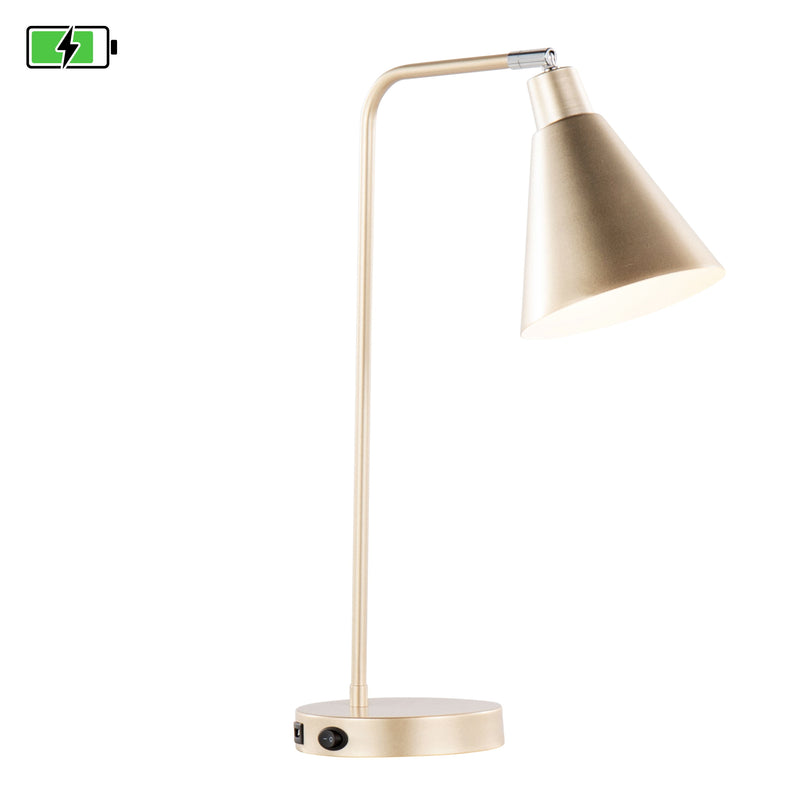 Pix - Contemporary Task Lamp Built In USB Port