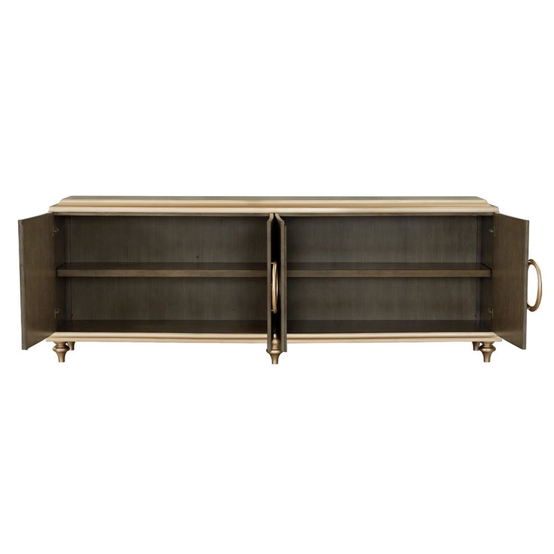 Console Cabinet - Light Brown