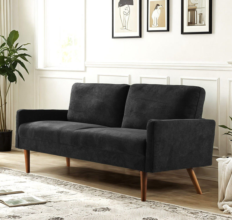 Sofa, European Style With Sleek Design, Modern & Vintage Flair, Upholstered 3 Seater Couch