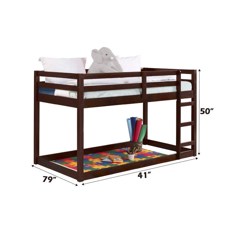 Gaston - Twin Loft Bed - Espresso