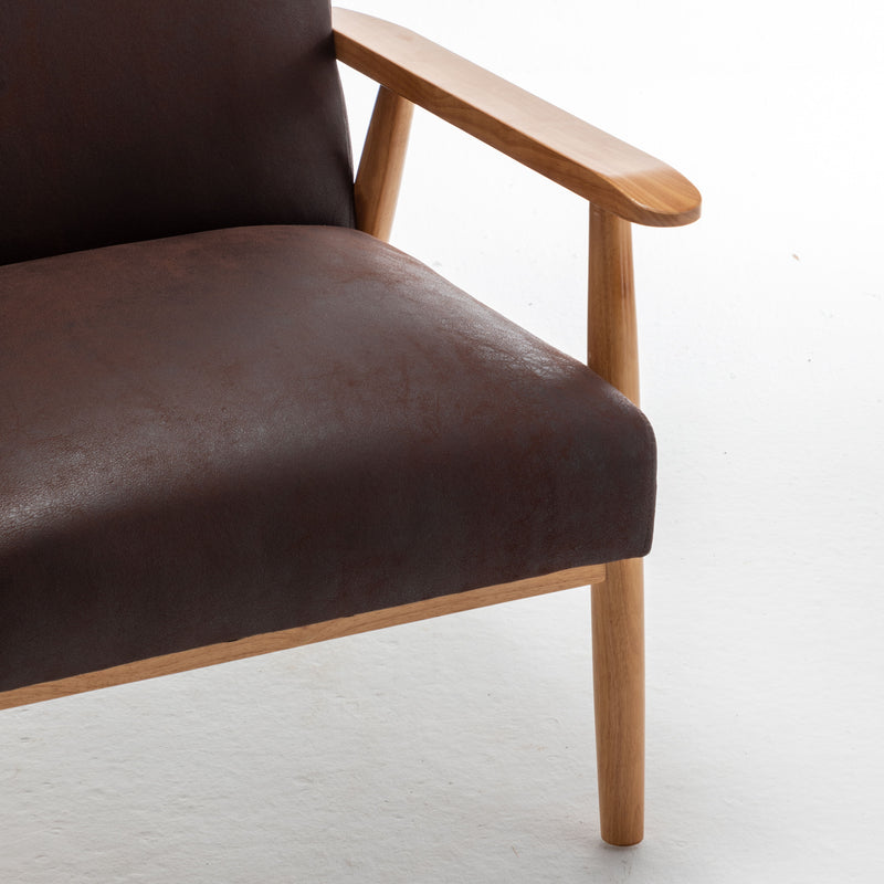 Wide Classic Mid-Century Modern Arm Chair