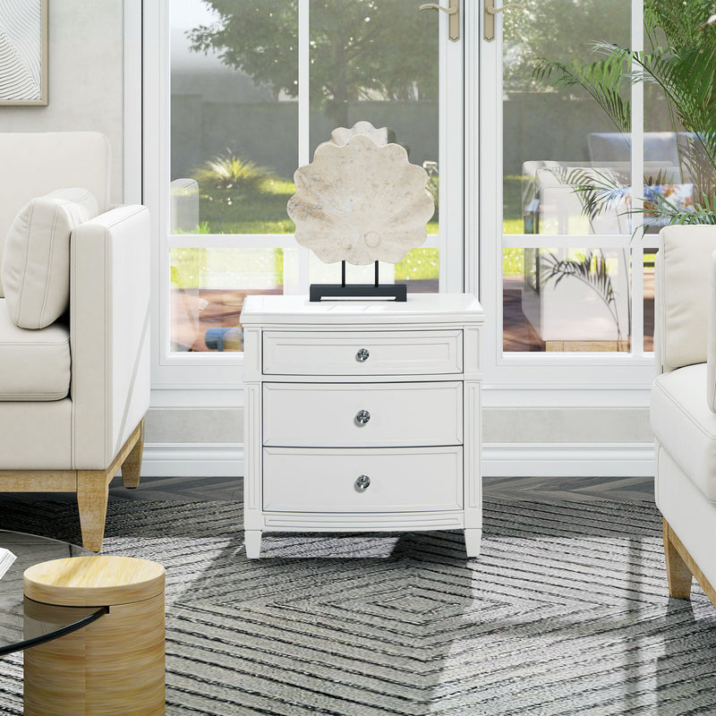 Dauphin - 3 Drawer Accent End Table