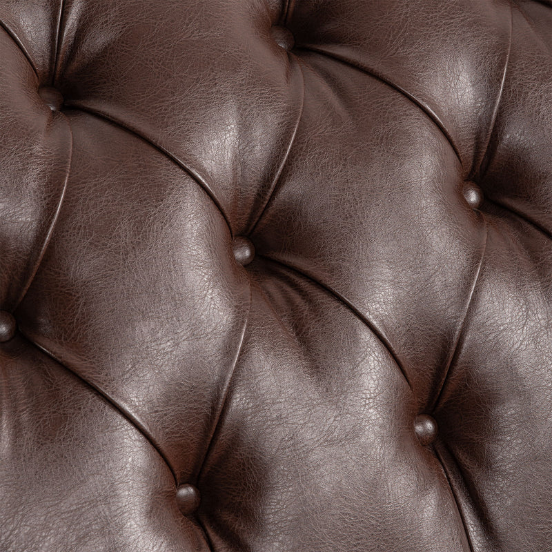 Tufted Armless Chaise Lounge