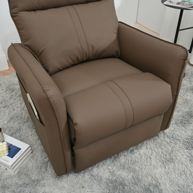 29.92" 270 Power Swivel Rocker Recliner Chair, Electric Glider Reclining Sofa With USB Ports, Power Swivel Glider, Rocking Chair Nursery Recliners For Living Room Bedroom