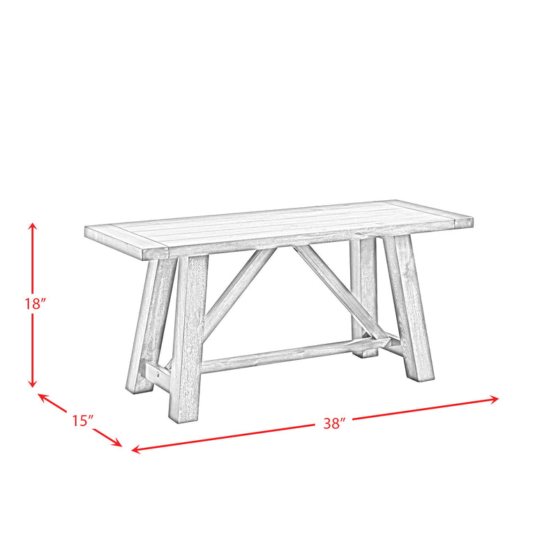 Park Creek - Round Standard Height Dining Table - Cottage White Finish