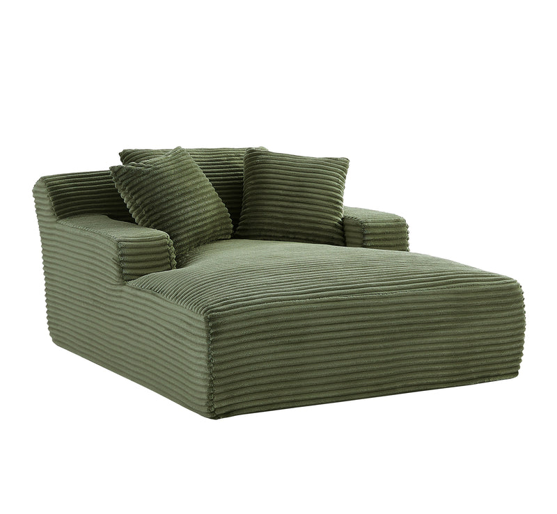 Cloudline - Oversized Chaise Lounge, Modern Comfy Couch With Full Foam Cushioning, Cozy Sleeper Sofabed