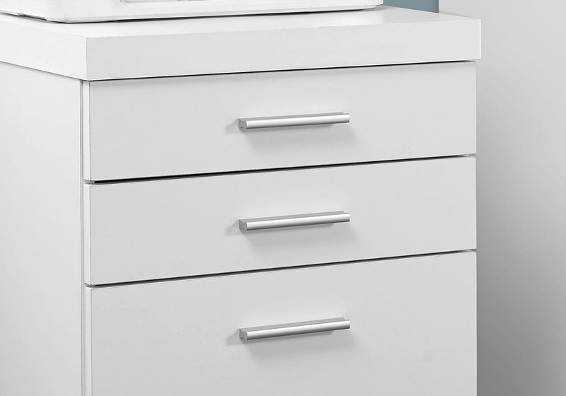 File Cabinet, Rolling Mobile, Storage Drawers, Printer Stand, Office, Contemporary & Modern