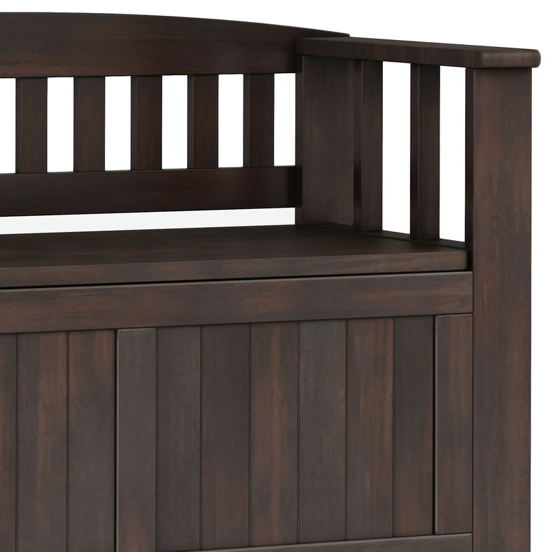 Acadian - Entryway Storage Bench, Handcrafted