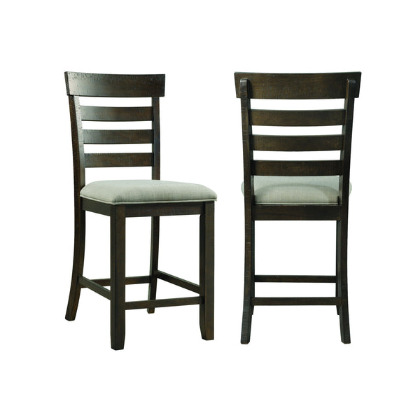 Colorado - Counter Side Chair With Cushion Seat (Set of 2) - Charcoal