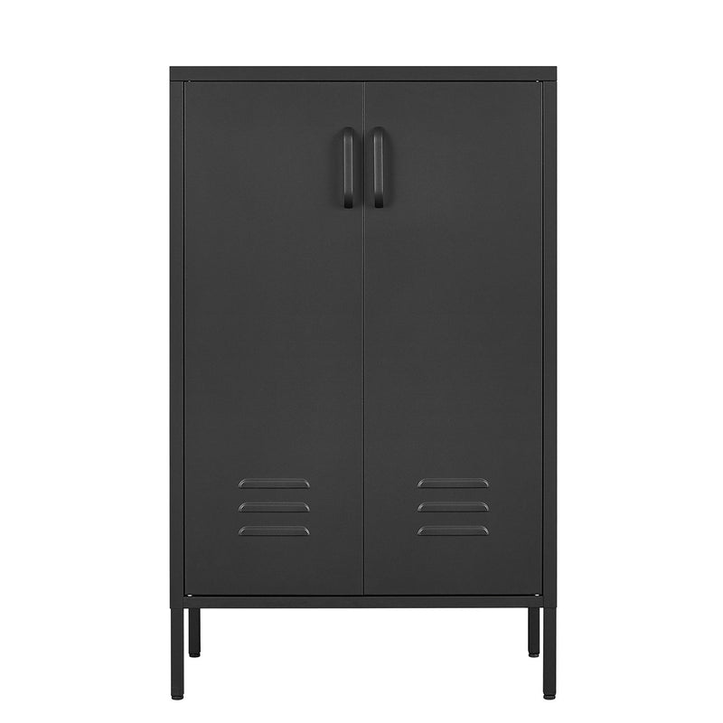 Suitable For Steel Storage Cabinets In Living Rooms, Kitchens, And Bedrooms, 2 Door Miscellaneous Storage Cabinet, Garage Tool Storage Cabinet, And Office File Cabinet 2 Movable Partitions