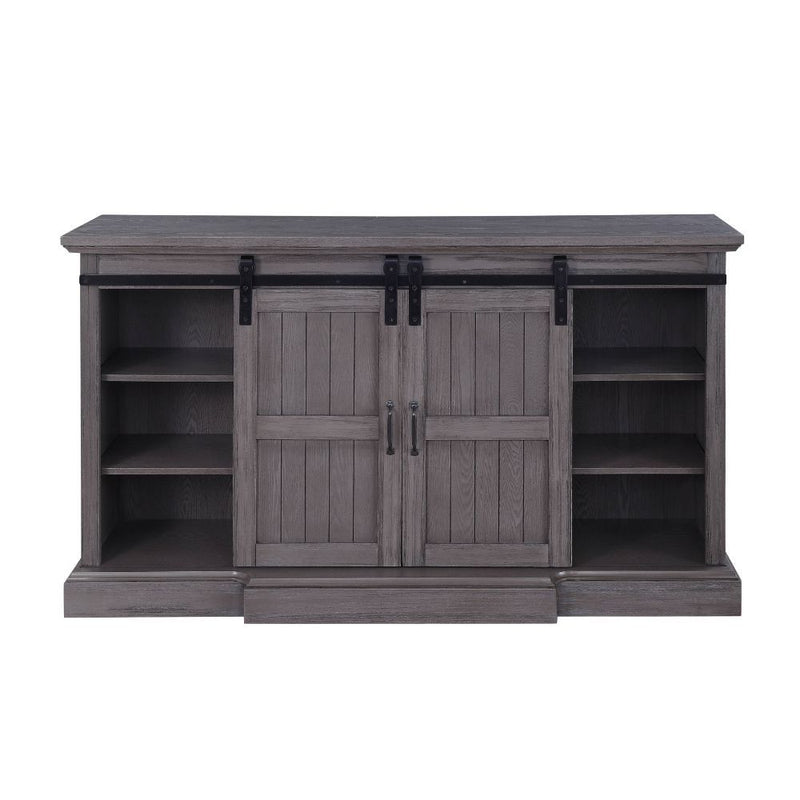 Admon - TV Stand - Gray Oak