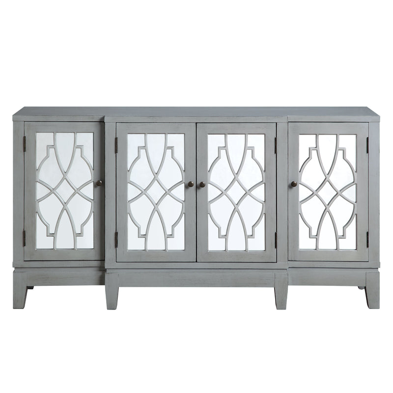 Magdi - Accent Table - Antique Gray Finish - Atlantic Fine Furniture Inc