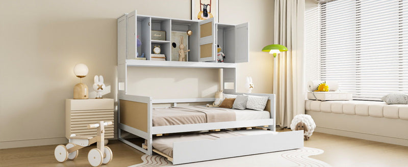 Daybed And All In One Cabinet And Shelf