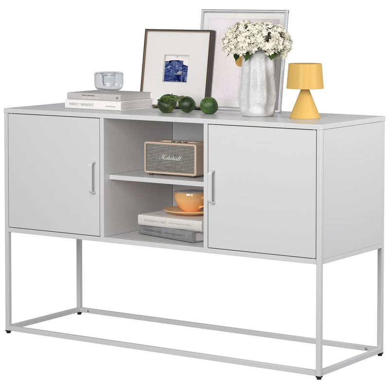 Modern Sideboard Buffet With Plenty Of Storage Space, Anti-Tilt Mechanism, Elegant Handles, Silent Magnetic Closure And Eco-Friendly Finish For Kitchen, Dining Room And Living Room