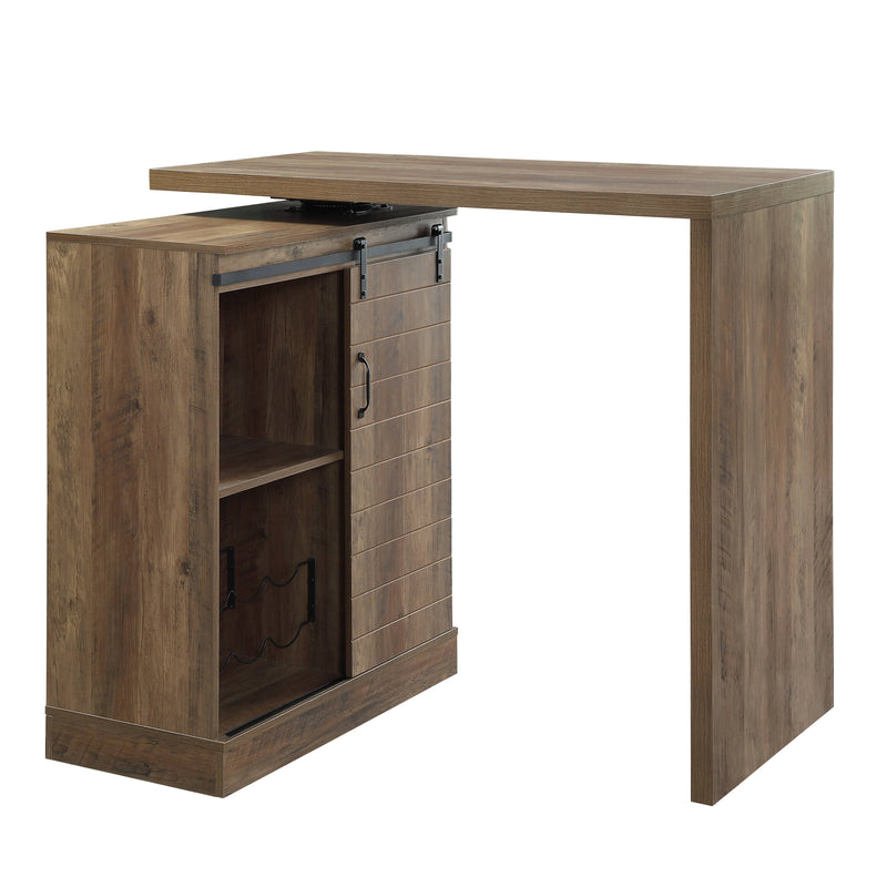 Quillon - Bar Table - Rustic Oak