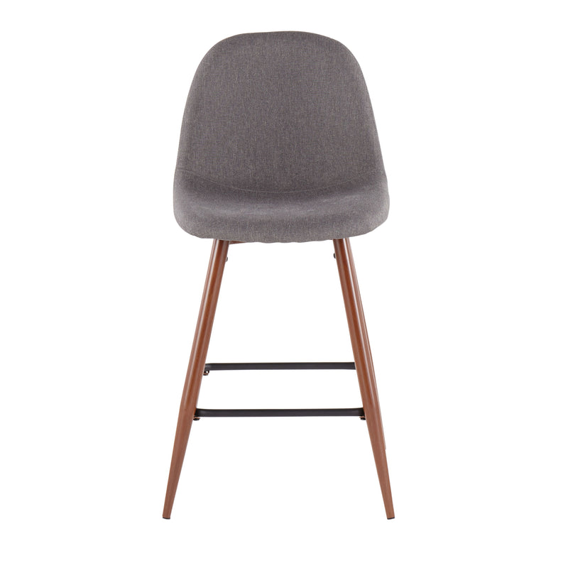 Pebble - Mid Century Modern Counter Stool (Set of 2)