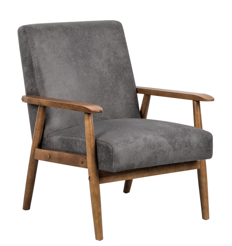 Wide Classic Mid-Century Modern Arm Chair