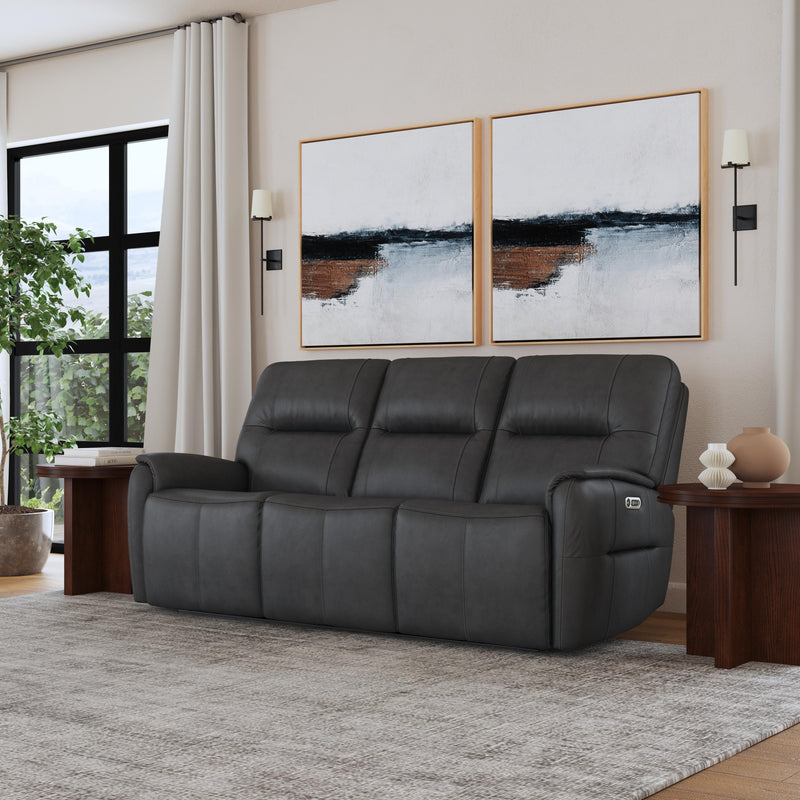 Wilson - Power Reclining Sofa With Power Headrests - Dark Brown