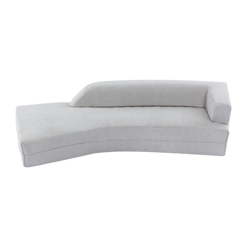 Curved Chaise Lounge Modern Indoor Sofa Couch For Living Room